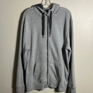 New Era Tri-Blend Fleece Full-Zip Hoodie Gray Men’s XL